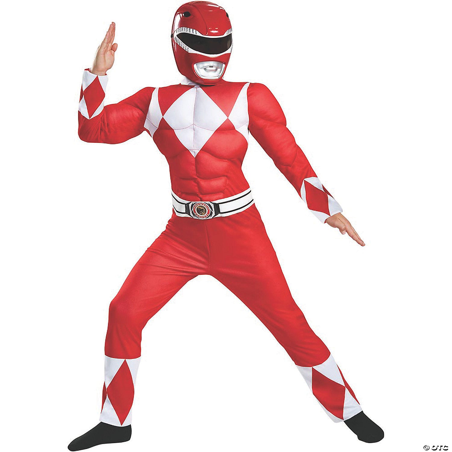boy s classic red ranger costume large 10 12~dg67405g