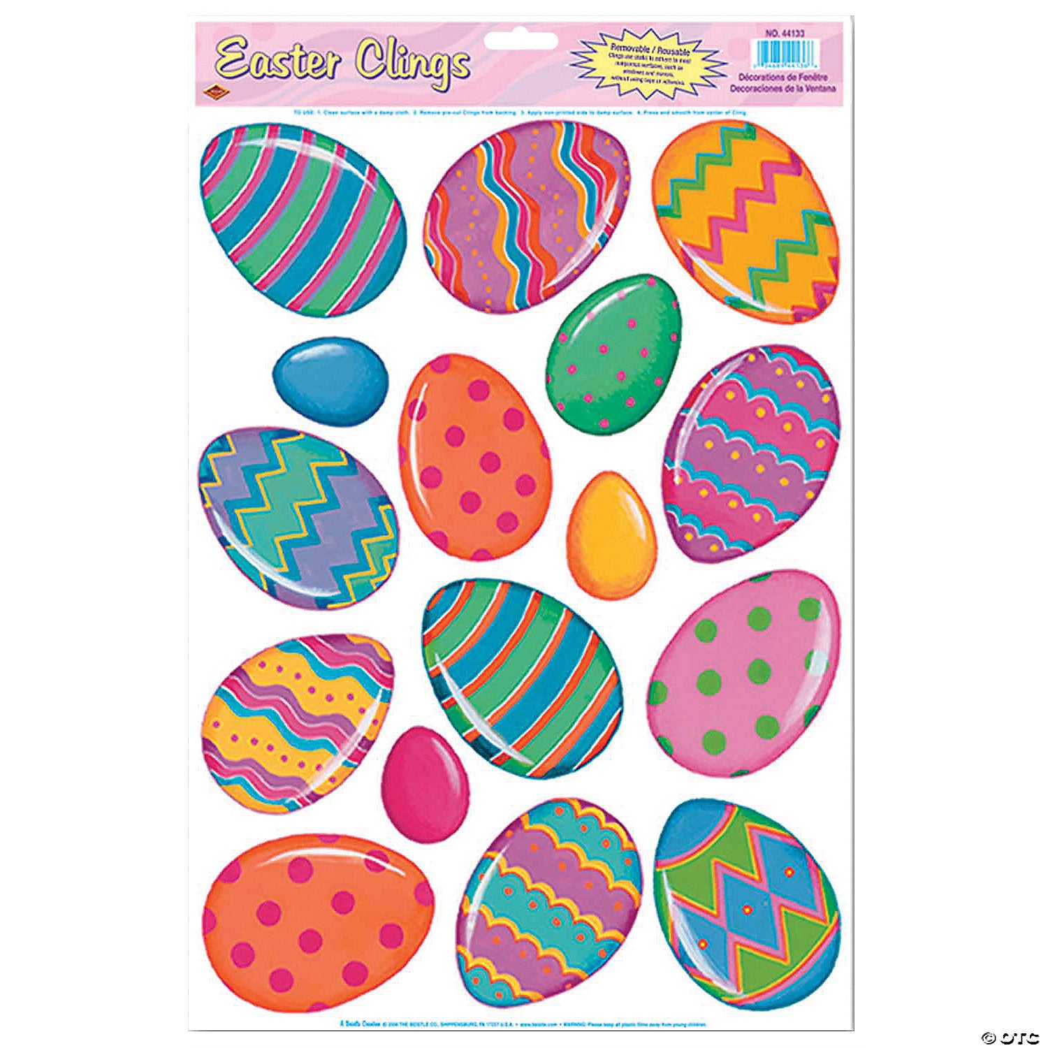 bright egg window clings~bg44133