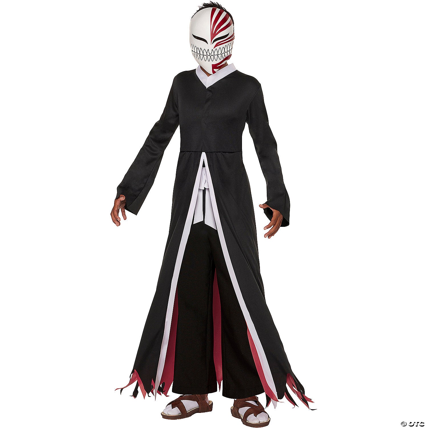kids bleach& 8482 white black & red ichigo kurosaki costume large 10 12~fw103352l