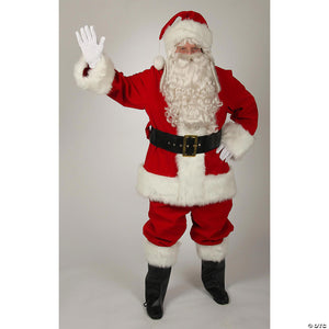 men s regal red velvet santa suit costume lg~ae7591lg