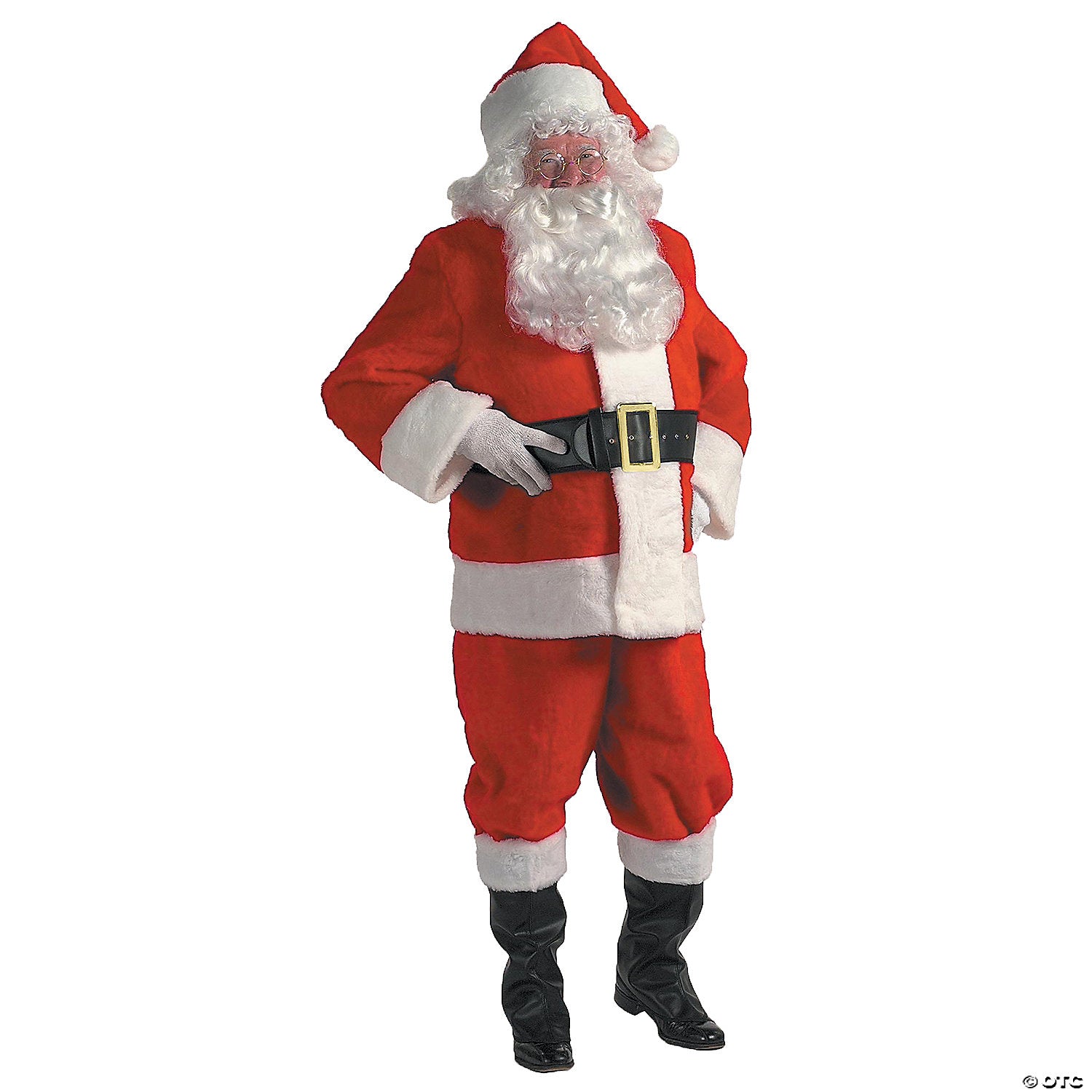 adults plush rental quality santa suit xxl~ae5598xxl