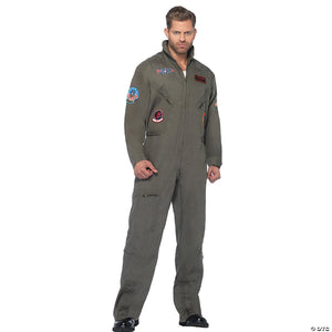 men s top gun jumpsuit costume extra large~uatg83702xl