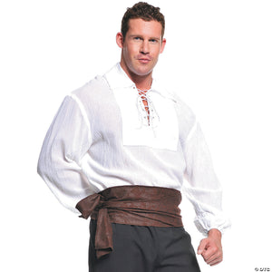 men s plus size white pirate shirt costume 2xl~ur29302xxl