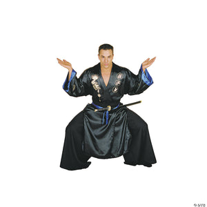 men s samurai black costume~ur28656bk