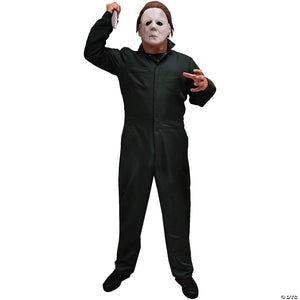 adults halloween ii& 8482 deluxe michael myers coveralls extra large~mattus100xl