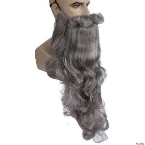 men s hillbilly beard light gray 56~lw75ltgy-a02