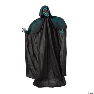 2 ft animated standing skeleton of death plastic statue~atc00134-a02
