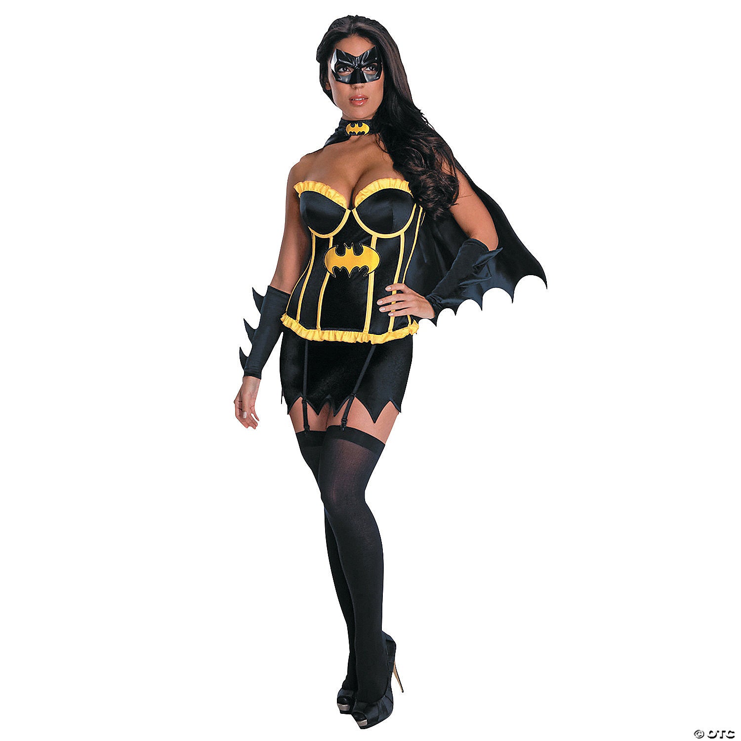 women& 8217 s deluxe batgirl& 8482 corset costume small~ru889900sm