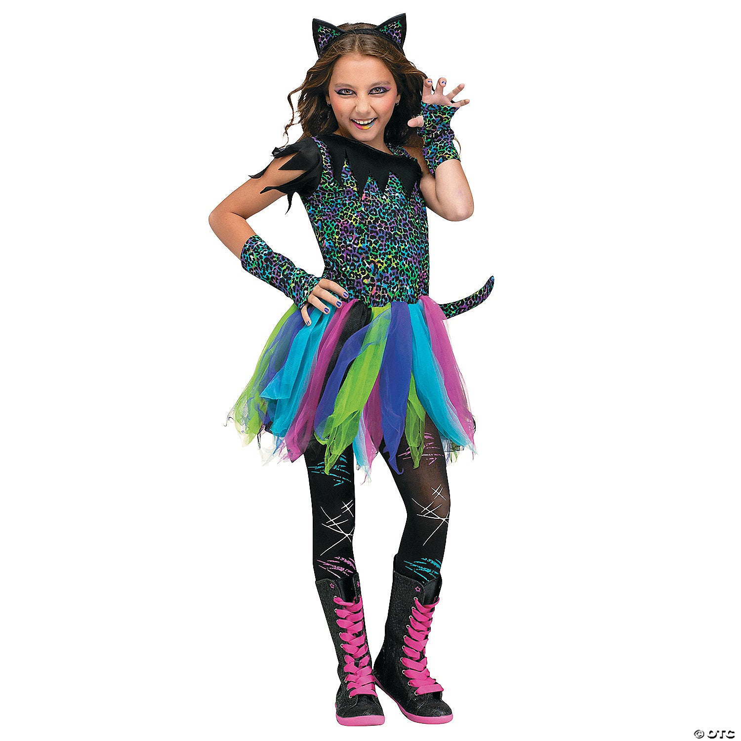 girl& 8217 s wild cat costume medium~fw123492md