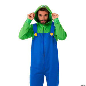 men s luigi& 8482 onesie costume large 42 44~osao1003lg-a02