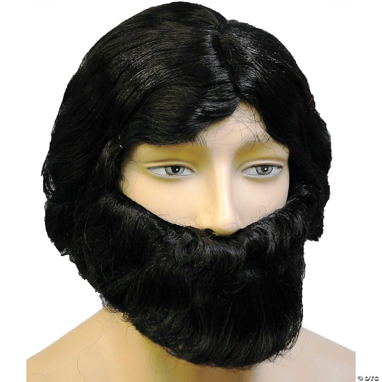 men s special bargain biblical wig set brown~lw157bn
