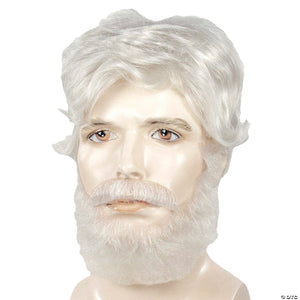 king lear wig and beard set~lw778wt