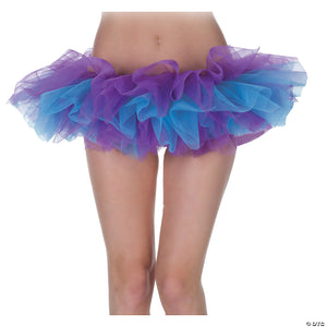 women s blue & purple layered tulle tutu~ur29472