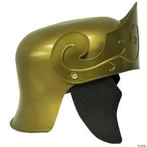 adult roman helmet gold costume accessory~95401