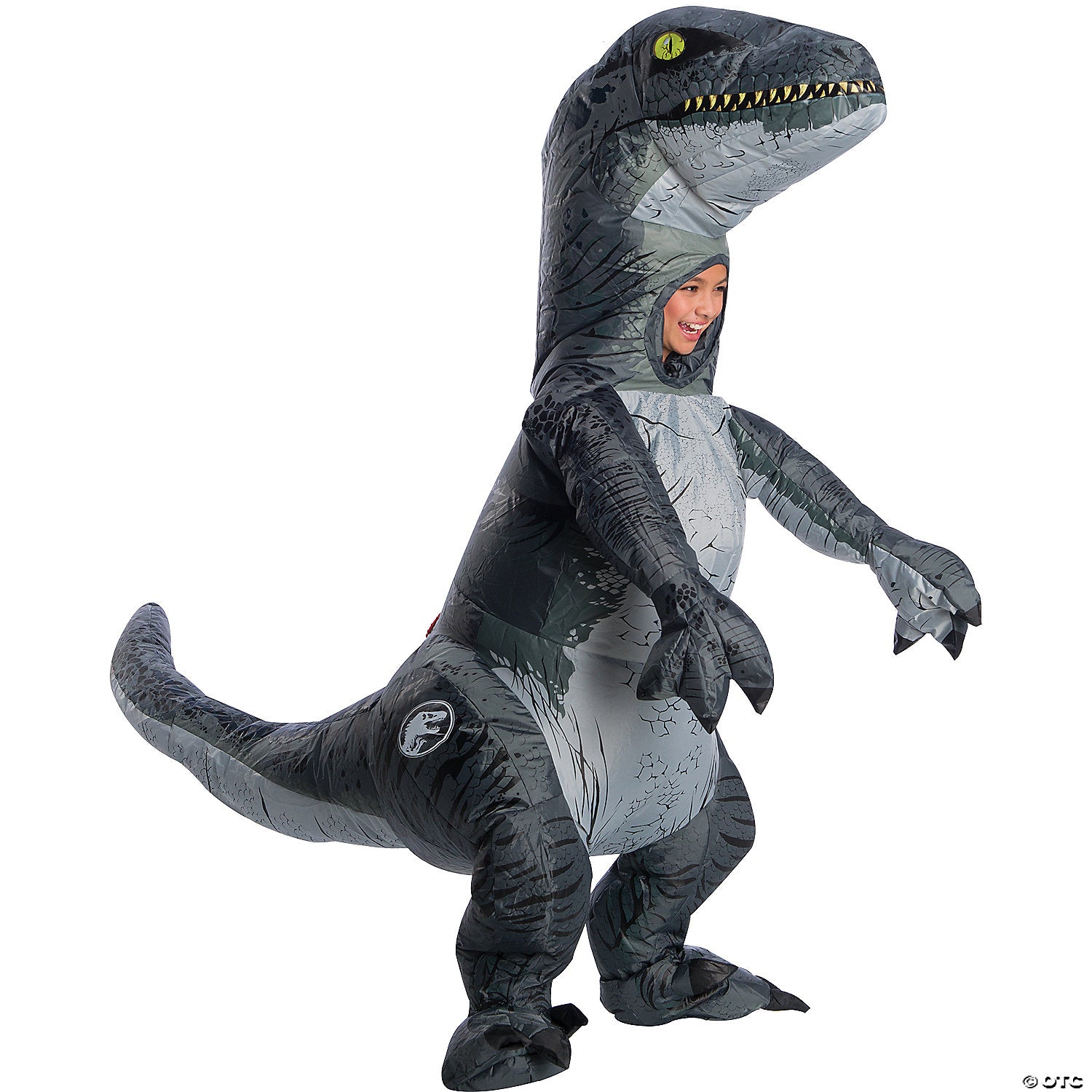 kids jurassic world inflatable blue with sound costume~ru641274