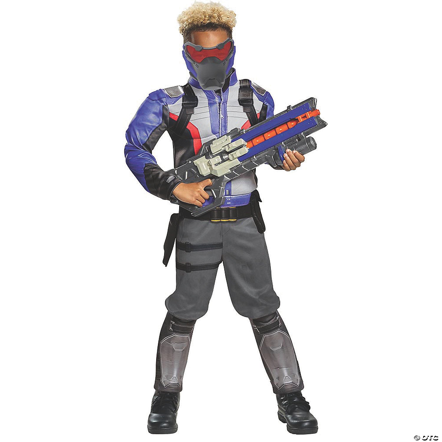 boy& 8217 s classic muscle overwatch soldier 76 costume small~dg19080k