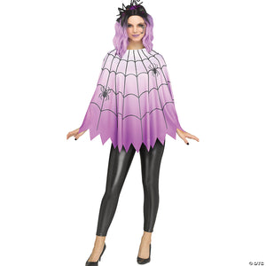 poncho spiderweb purple~fw90769pr-a01