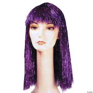 women s long tinsel pageboy wig~lw206pr