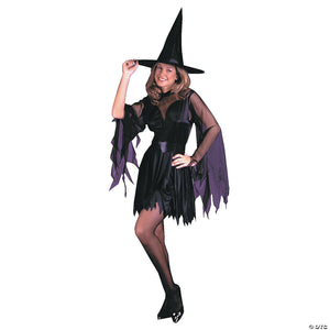 women& 8217 s sexy witch with sash costume large~fw9943
