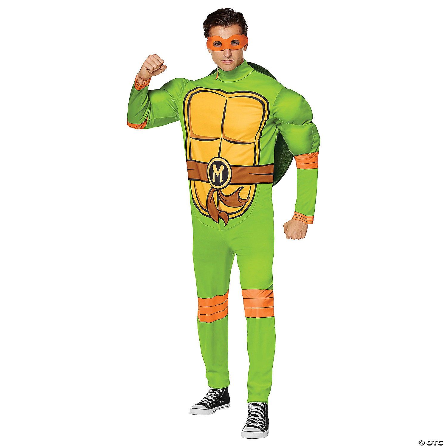 adults classic teenage mutant nija turtles michelango costume large~fw105944l