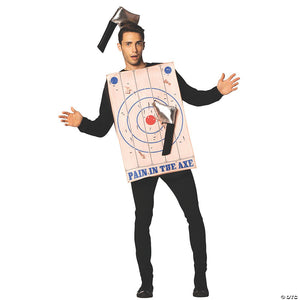adult axe throwing with headband costume~gc5477
