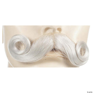 santa mustache m77 full curl synthetic white 60~lw472wt