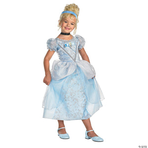 girl& 8217 s deluxe cinderella& 8482 costume medium~dg50571k