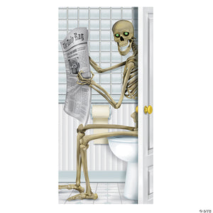 skeleton bathroom door cover~bg00014
