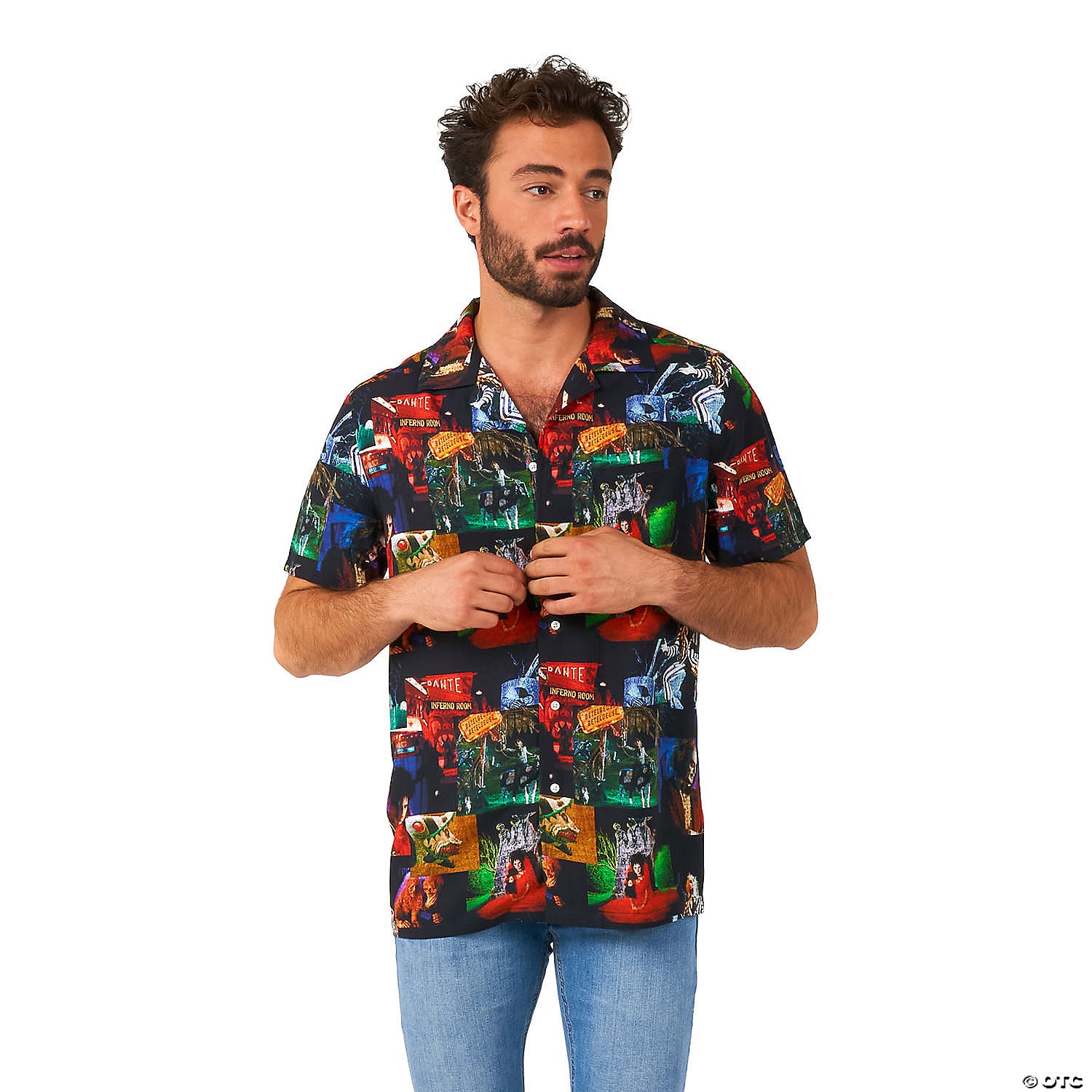 men s beetlejuice& 8482 hawaiian shirt extra large 46 48~osmh1007xl