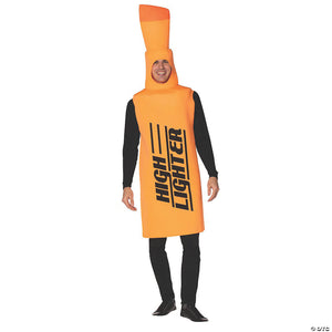 adults highlighter costume orange~gc6738o