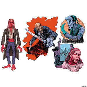 4 pc clive barker& 8217 s nightbreed collection 2 wall decorations~madnsc101