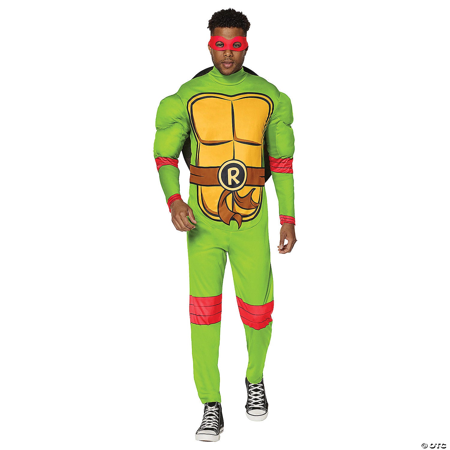 adults classic teenage mutant ninja turtles raphael costume extra large~fw105954xl