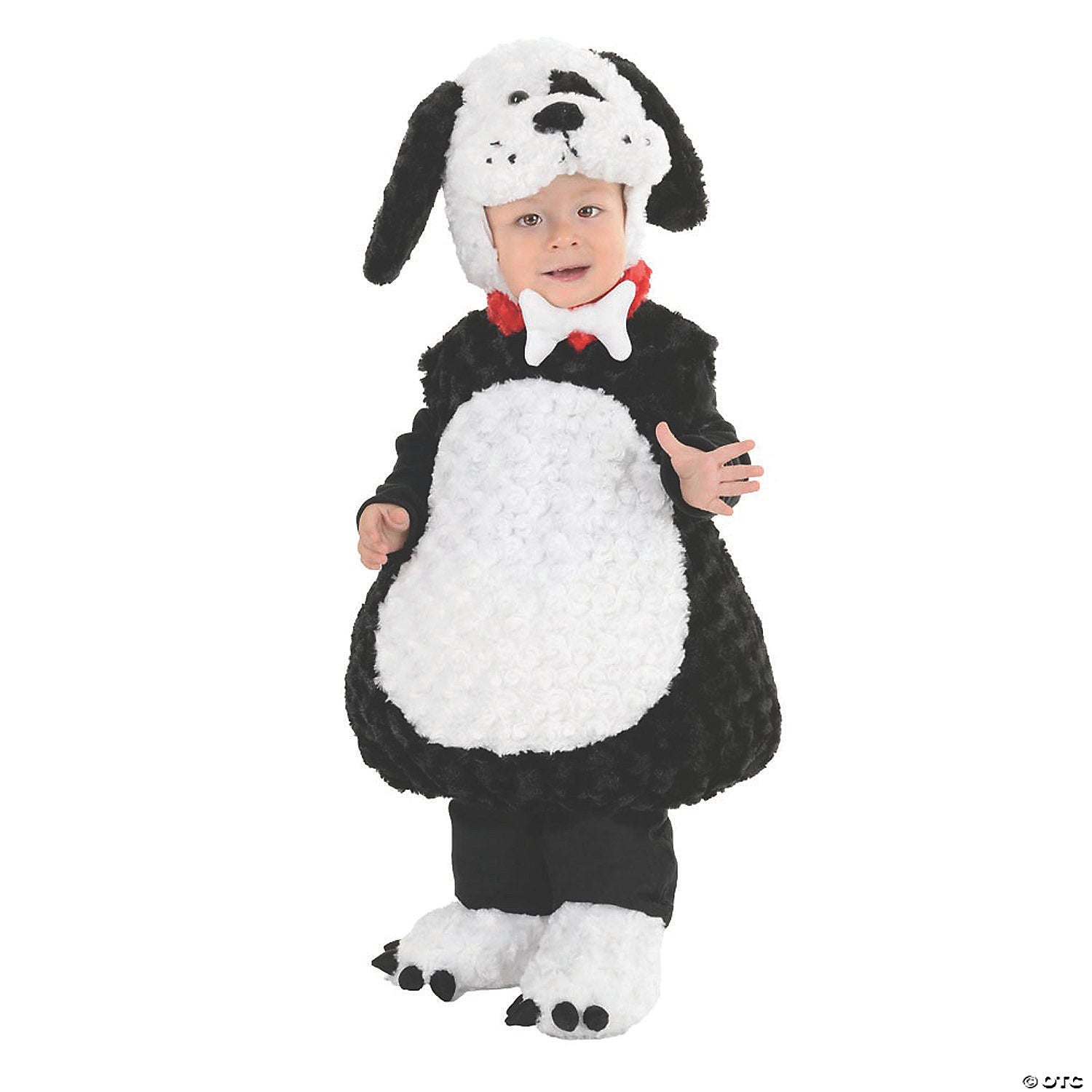 baby black & white puppy costume 18 24 months~ur26140tmd
