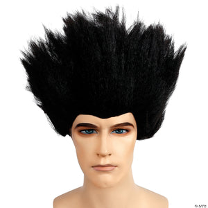 adults black traditional fright wig~lw754bk