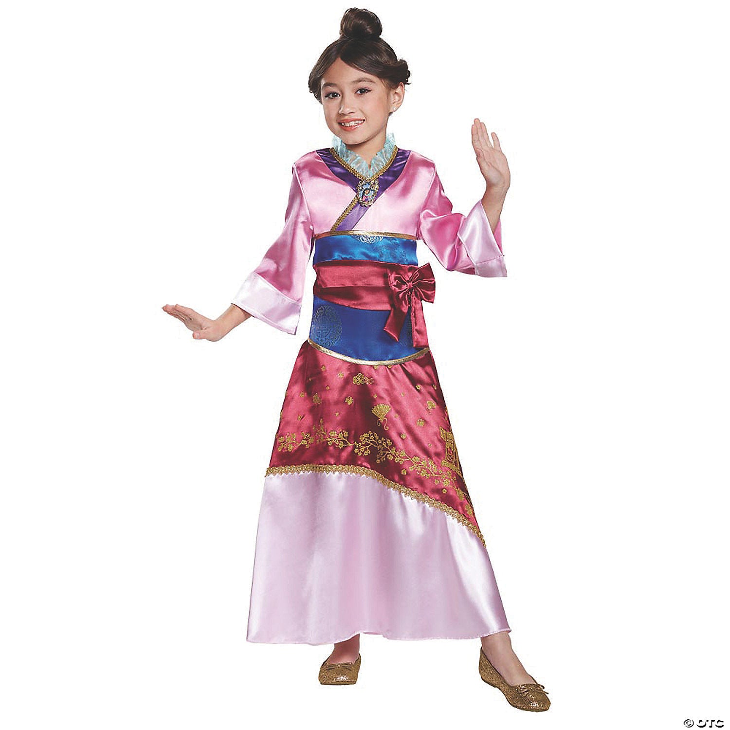 girl s deluxe disney& 174 mulan costume small~dg21398k-a01