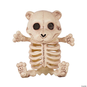 4 sitting bear plastic skeleton halloween tabletop decoration~sew82903