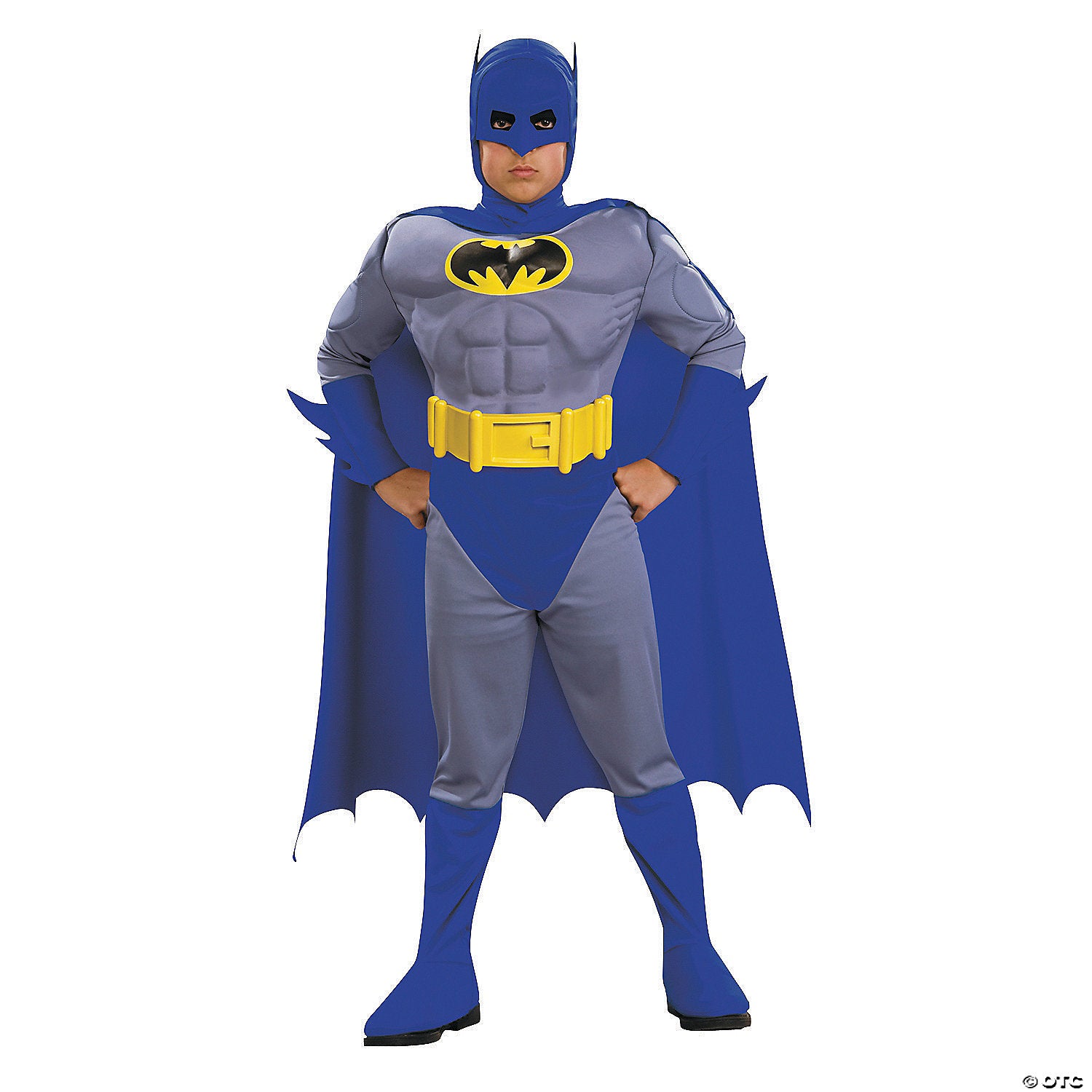 boy s deluxe muscle batman& 8482 costume large~ru883482lg