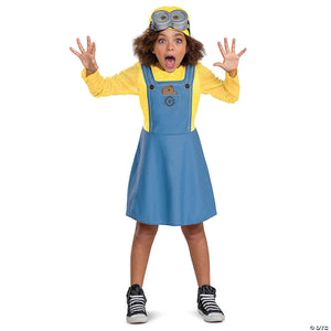 girl s minions& 8482 bob costume large 10 12~dg119099g