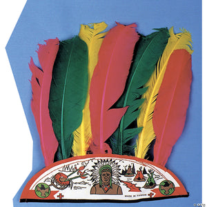 child feather headdress~bc28-a01