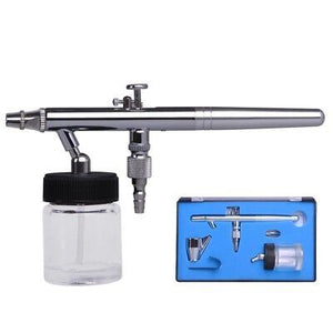 0.35 mm Mini Airbrush Kit Air Compressor Dual Action Siphon Feed Tattoo Nail Art - Trend Times Toy Stores