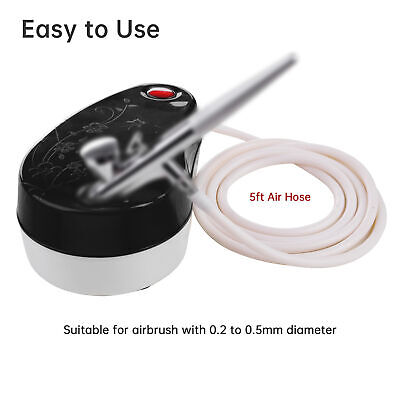 0.3 mm Mini Airbrush Kit w/ Air Compressor Dual-Action Gravity Feed Tattoo Nail - Trend Times Toy Stores