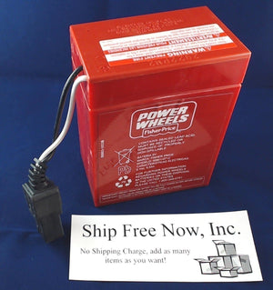 6 Volt Red Super Power Wheels Battery Trend Times Variant 0