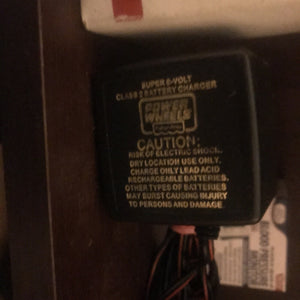 6 Volt Charger for Power Wheels by Fisher-Price New Replacement Trend Times 1