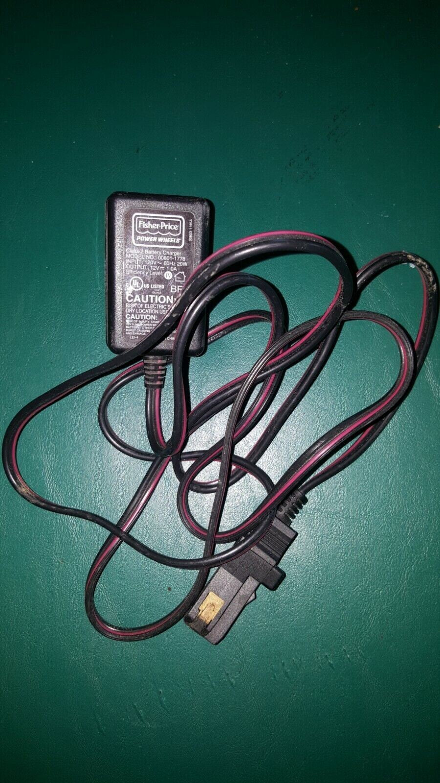 12 Volt Grey Power Wheels Battery and Charger OEM Replacement 00801-1778 Trend Times 1