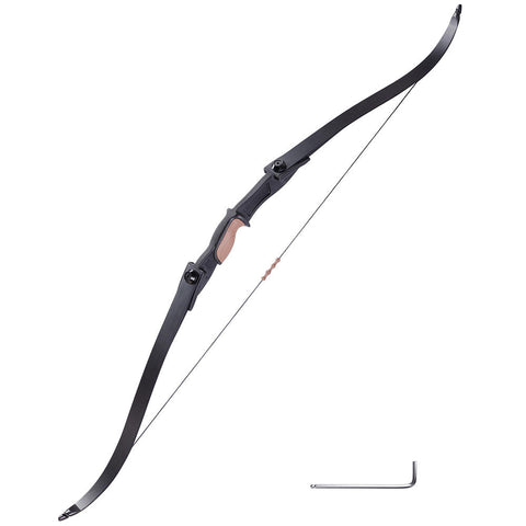 Archery Recurve Bow Takedown Left & Right Hand 54in 28lbs