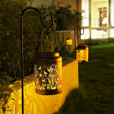 Outdoor Solar Lanterns Waterproof 2ct/pk