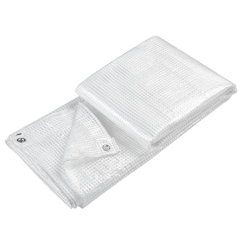 Heavy-Duty Tarp Poly Clear Waterproof Cover 14mil