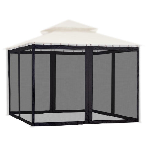 41.2'R x 6.4'H Gazebo Mosquito Netting for 12'W x 10'D Gazebos