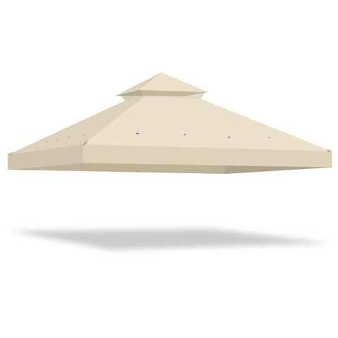 10' x 10' Gazebo Canopy Replacement 2-Tier for Crescent