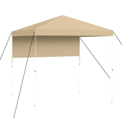 6'x4' Grill Gazebo Replacement Canopy with Side